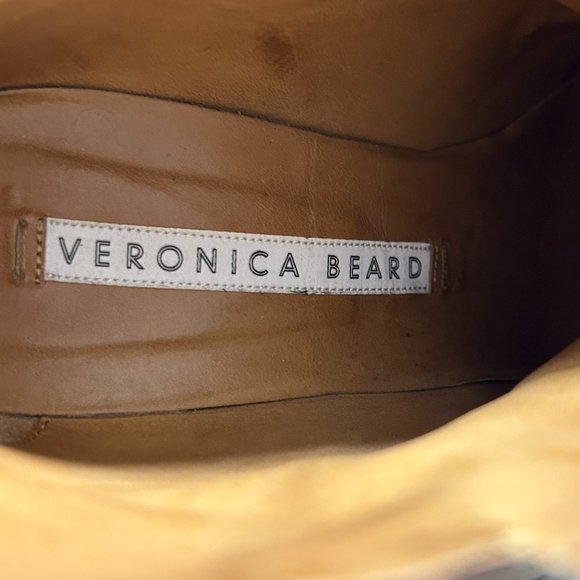 Veronica Beard Lexi gold leather booties size EU 36 - Picture 4 of 9